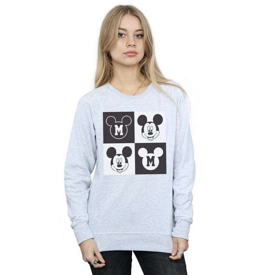 Disney Mickey Mouse Square Print Sweatshirt  