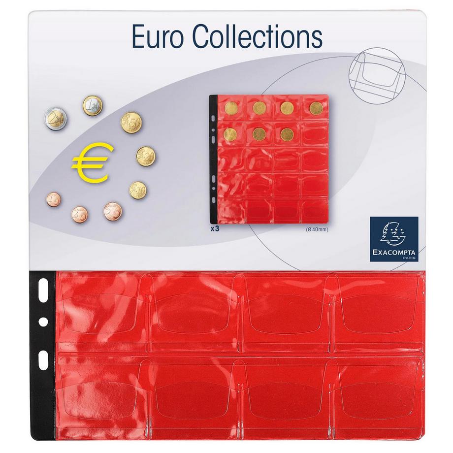 Exacompta Classificatore HARMONIKA® a finestra con elastici Nature Future carta lustrée 7 scomparti - x 5  