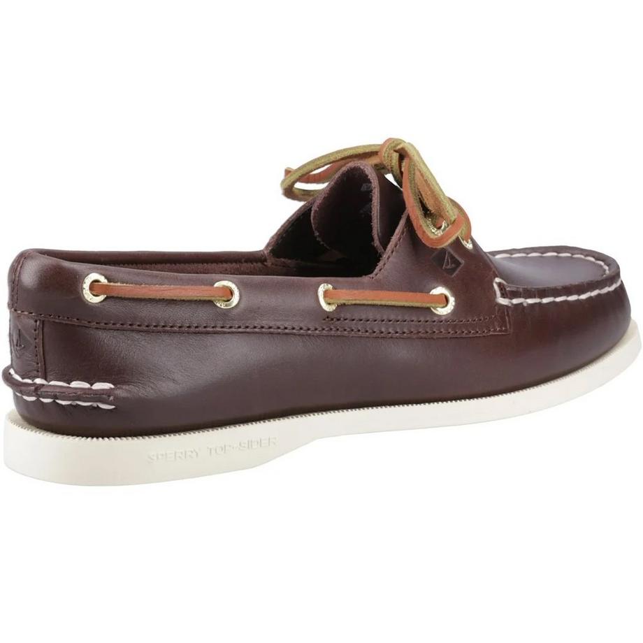 Sperry Authentische Leder Bootsschuhe Zwei Ösen  