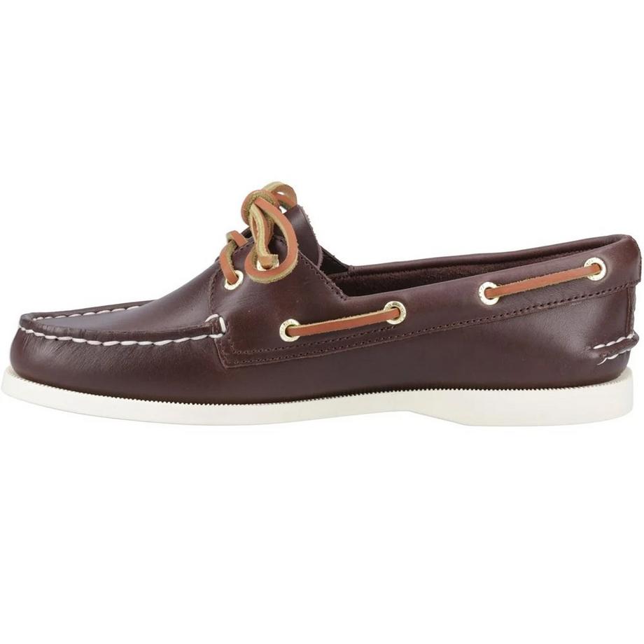 Sperry Authentische Leder Bootsschuhe Zwei Ösen  