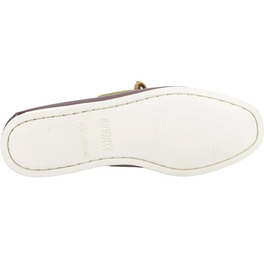 Sperry Authentische Leder Bootsschuhe Zwei Ösen  