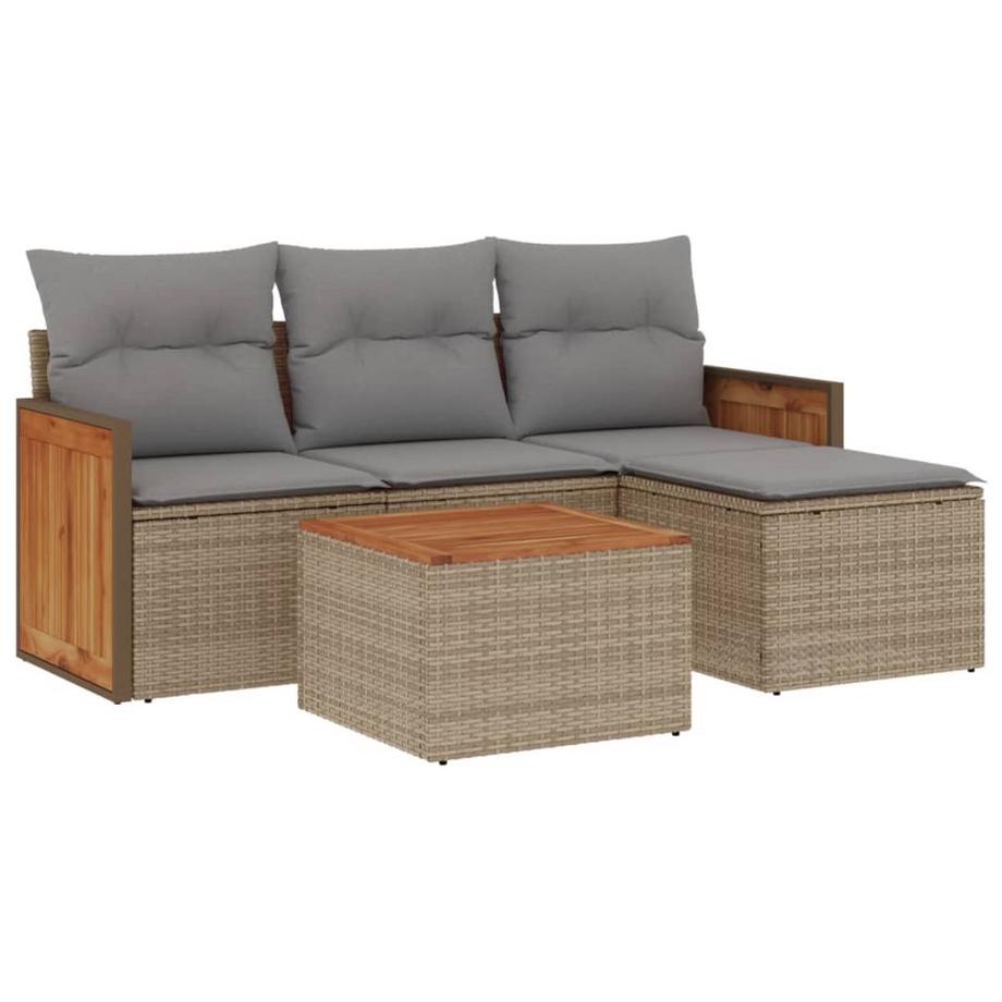 Garten sofagarnitur poly-rattan