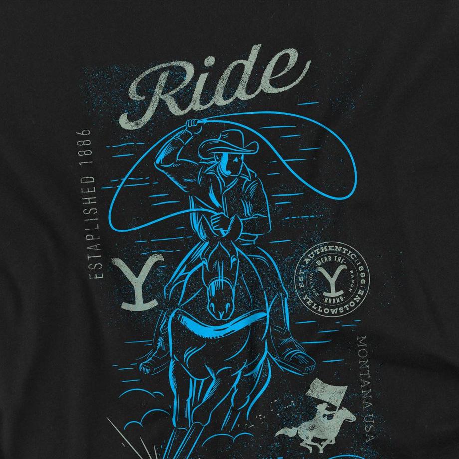 Yellowstone  Ride For The Brand Maglietta 