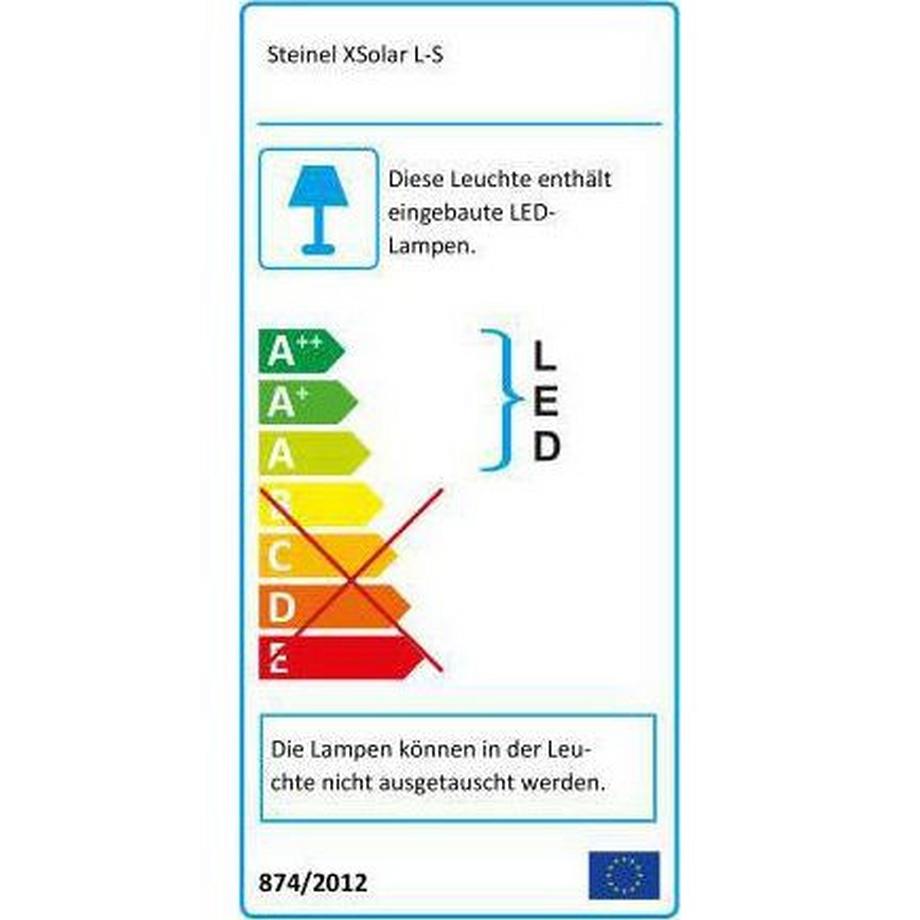 Steinel Lampe murale solaire d'extérieur avec détecteur de mouvement  