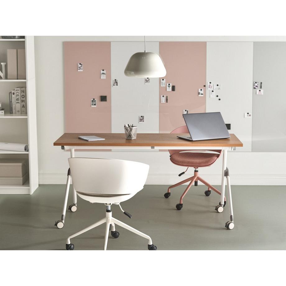 Beliani Bureau pliable en Panneau de particules mélaminé (MFC)  BENDI  