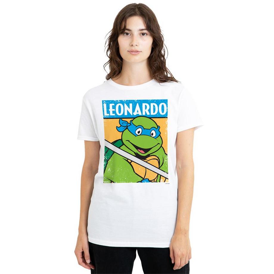 TEENAGE MUTANT NINJA TURTLE T-Shirt à Imprimé Graphique Leonardo  