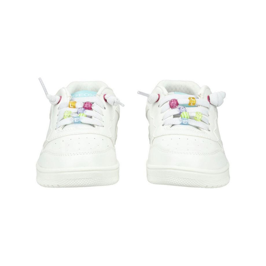 GEOX Sneaker blanche avec lacets perles  