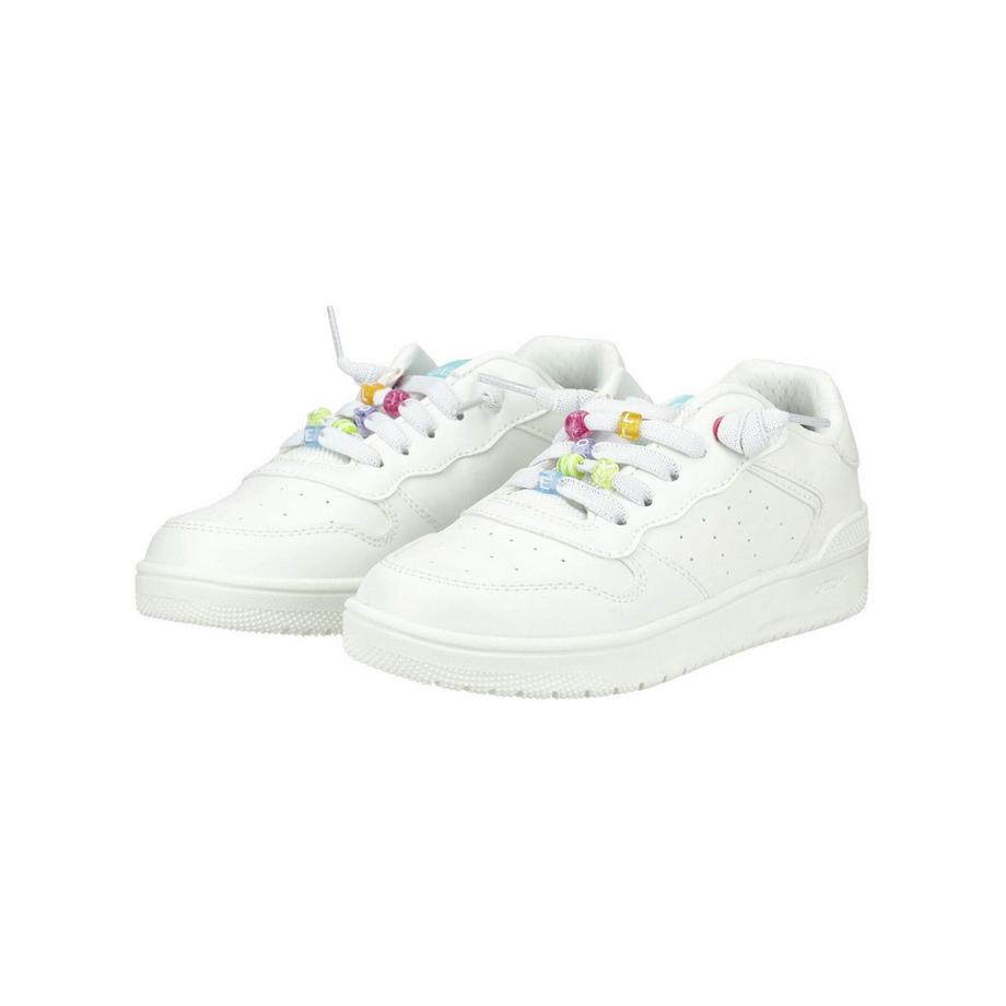 GEOX Sneaker blanche avec lacets perles  