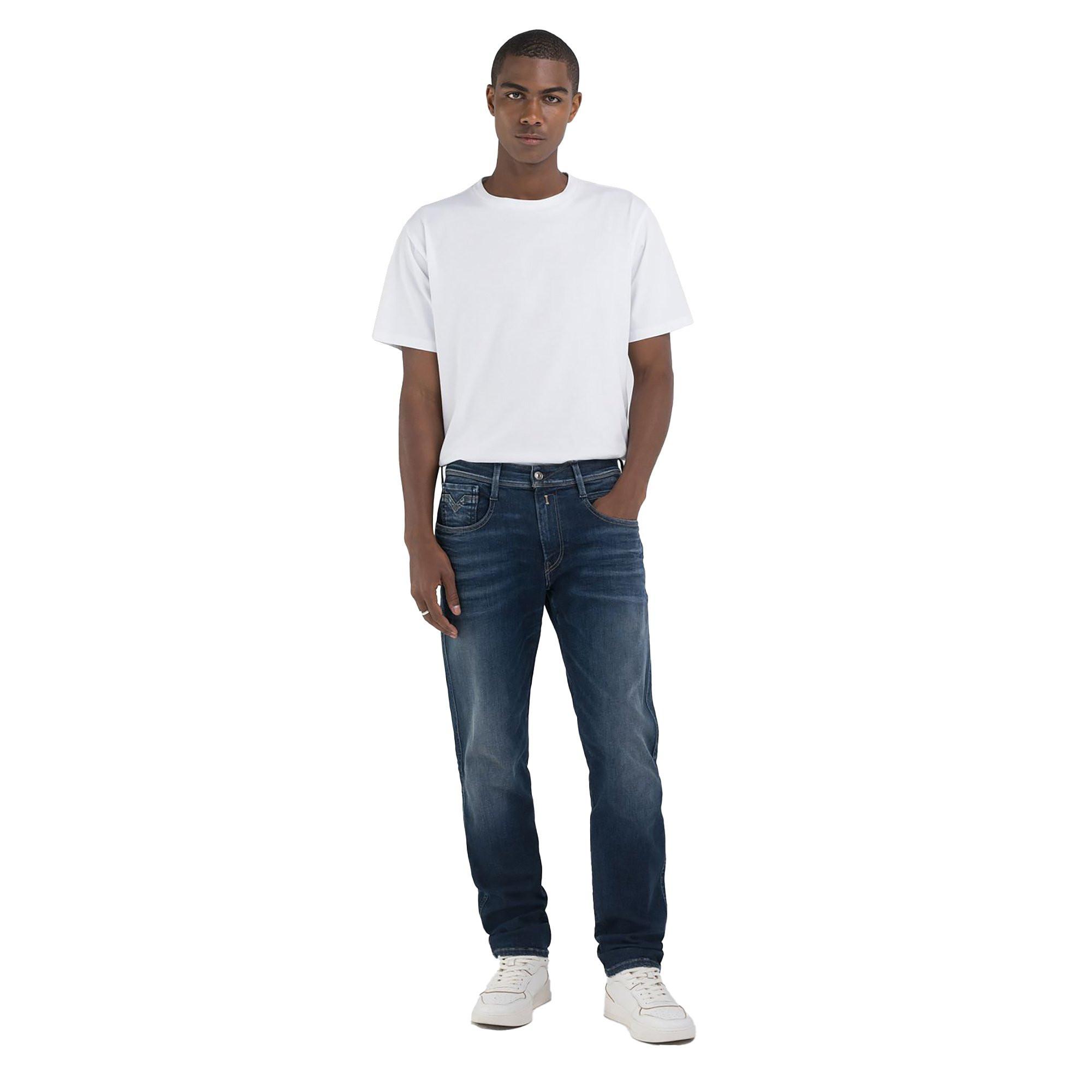 REPLAY Anbass Hyperflex Stretch Slim Fit Jeans  