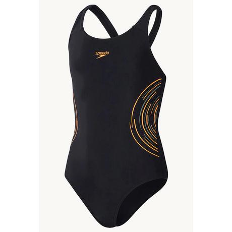 speedo  badeanzug, mädchen eco placement muscleback 