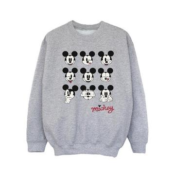 Mickey Mouse Many Faces Sweatshirt