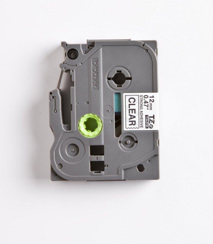 E+P Elektrik  Nastro con adesivo extra resistente Brother TZe TZe-S131 Colore Nastro: Trasparente Colore carattere:Nero 12 mm 8 m 