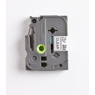 E+P Elektrik  Nastro con adesivo extra resistente Brother TZe TZe-S131 Colore Nastro: Trasparente Colore carattere:Nero 12 mm 8 m 