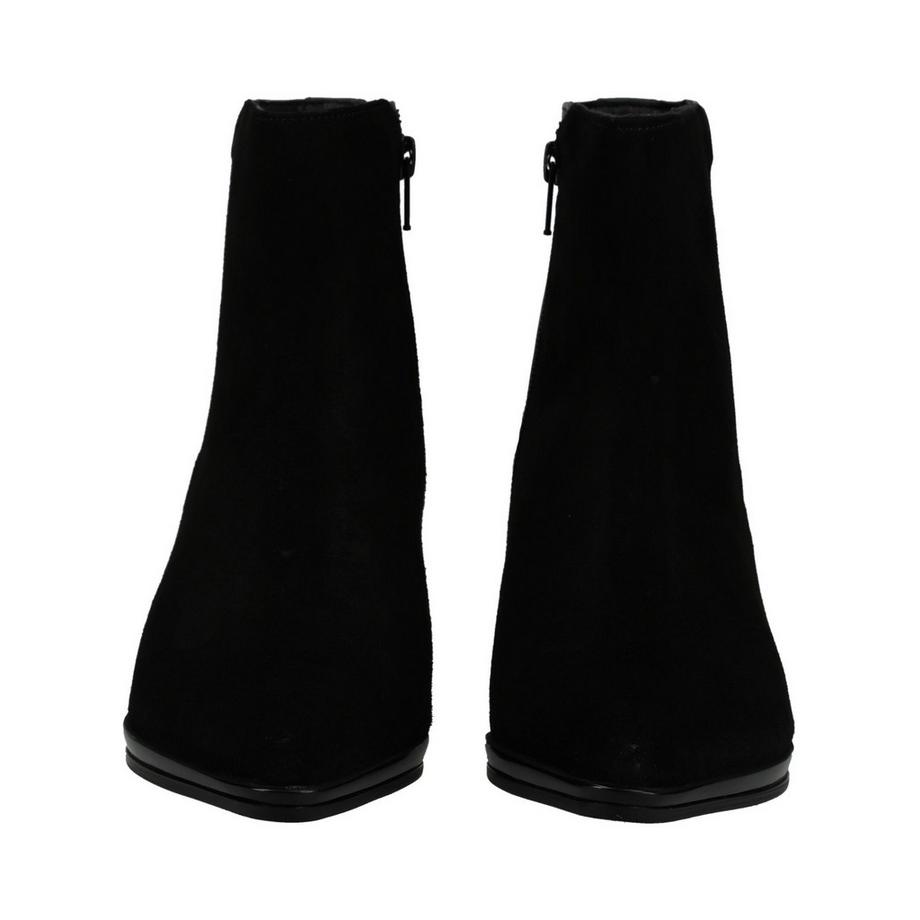 ara Veloursleder Stiefelette mit Blockabsatz  