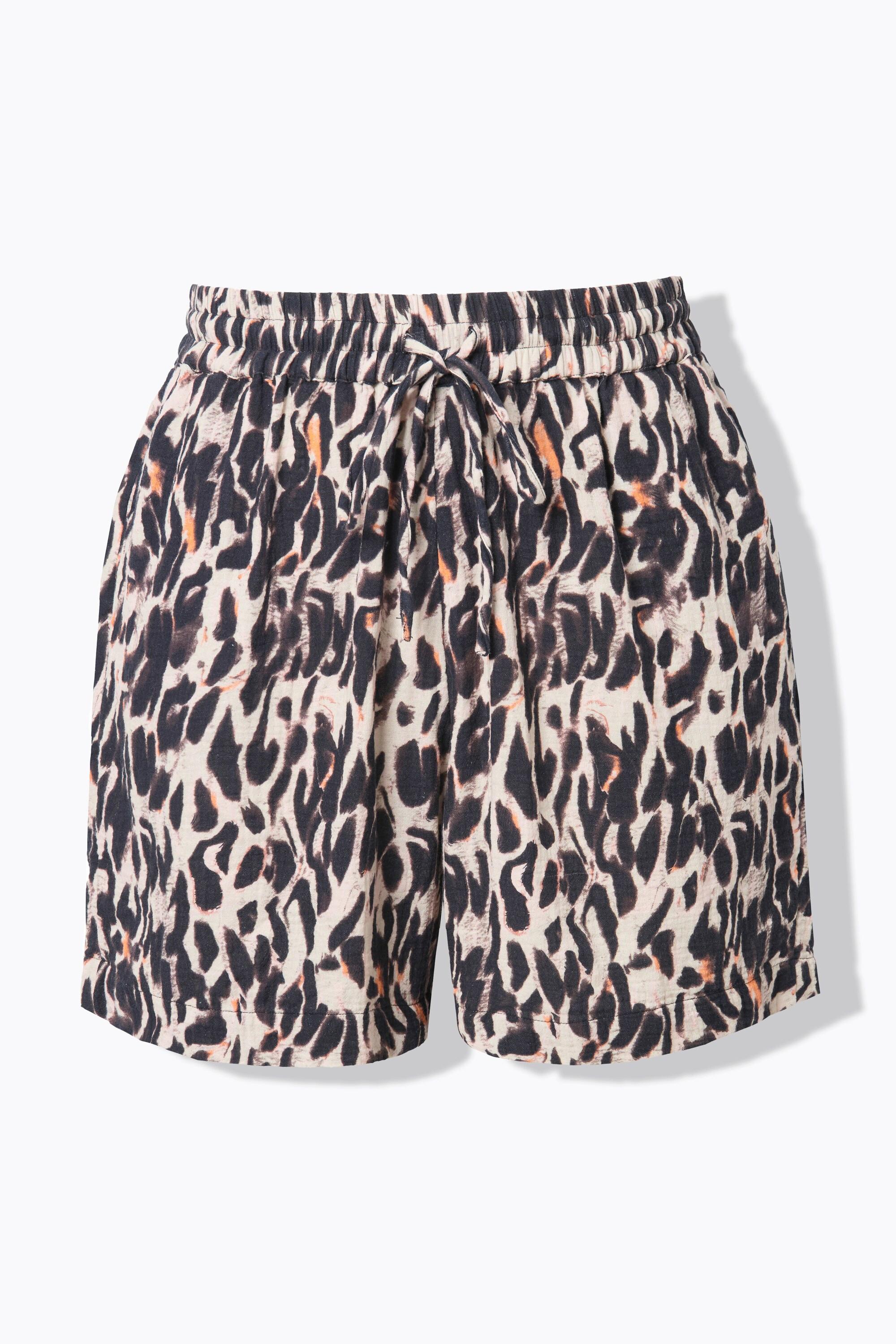 Studio Untold Musselin Wide Legs XL Leo Shorts  