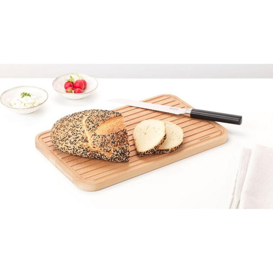 brabantia Brotmesser New Profile Line Schwarz / Silber 20cm  