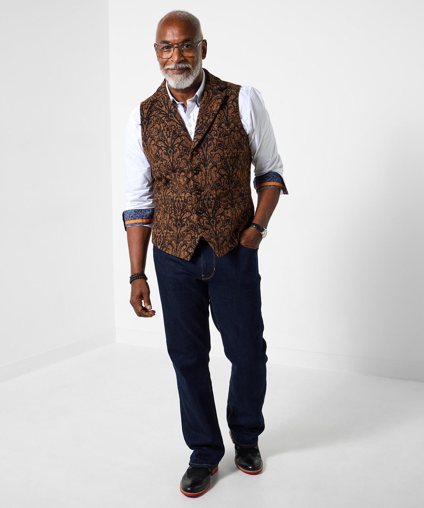 Joe Browns Paisley Weste mit Knöpfen  