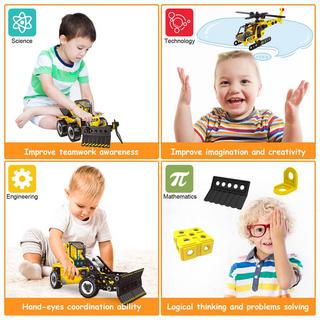 Activity-board  Konstruktionsspielzeug 6 in 1 Technisches Spielzeug 