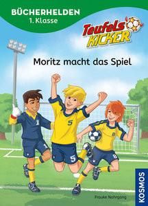 Teufelskicker, Bücherhelden 1. Klasse, Moritz macht das Spiel Nahrgang, Frauke; Böhm, Michael (Illustrationen) Copertina rigida 