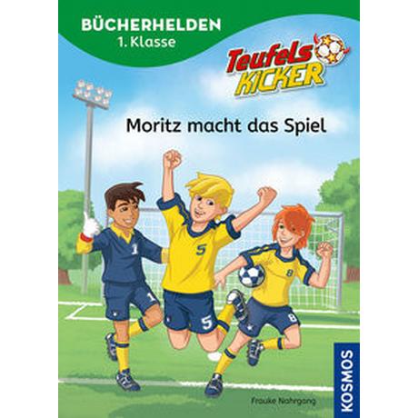 Teufelskicker, Bücherhelden 1. Klasse, Moritz macht das Spiel Nahrgang, Frauke; Böhm, Michael (Illustrationen) Copertina rigida 