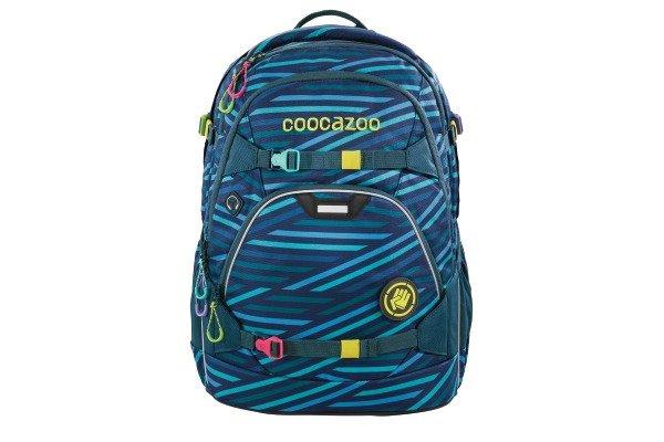 coocazoo ScaleRale Zebra Stripe Blue Zaino Scuola  