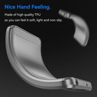 Cadorabo  Housse compatible avec Apple iPhone 14 PLUS - Coque de protection en silicone TPU flexible, aspect inox et fibre de carbone 