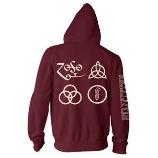 Led Zeppelin Kapuzenpullover mit Reissverschluss  