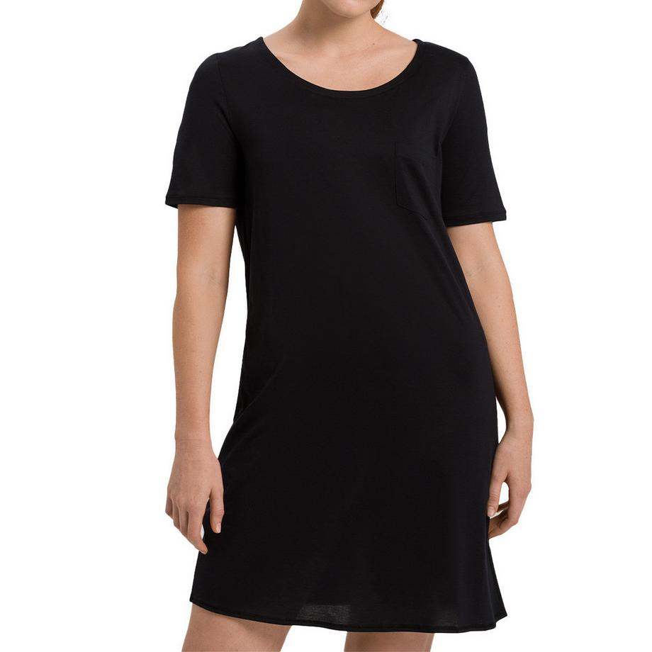 HANRO Cotton Deluxe Kurzarm Nachthemd  