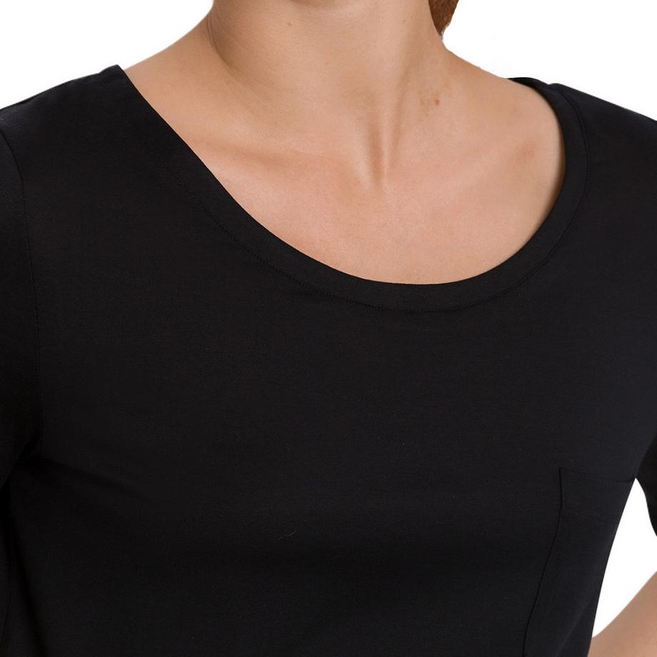 HANRO Cotton Deluxe Kurzarm Nachthemd  