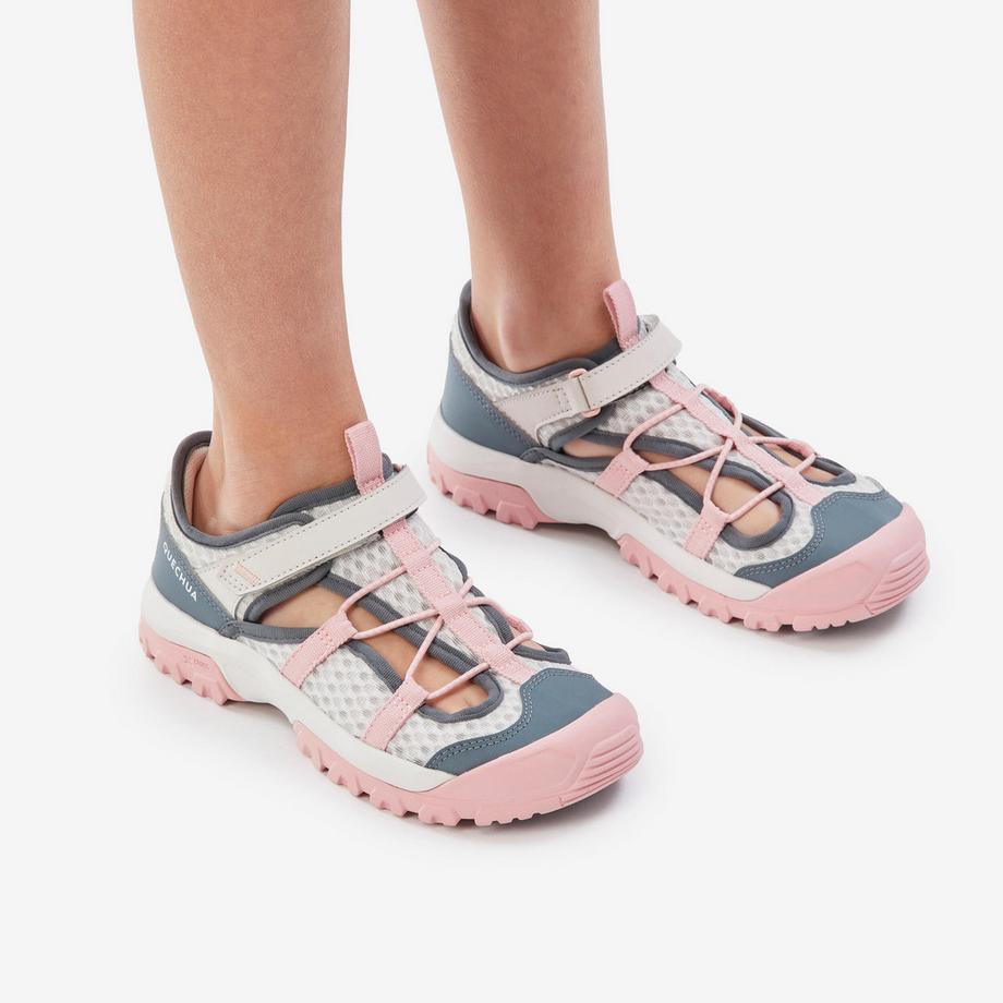 QUECHUA MH150 Sandali da Trekking per Bambini Rossi  