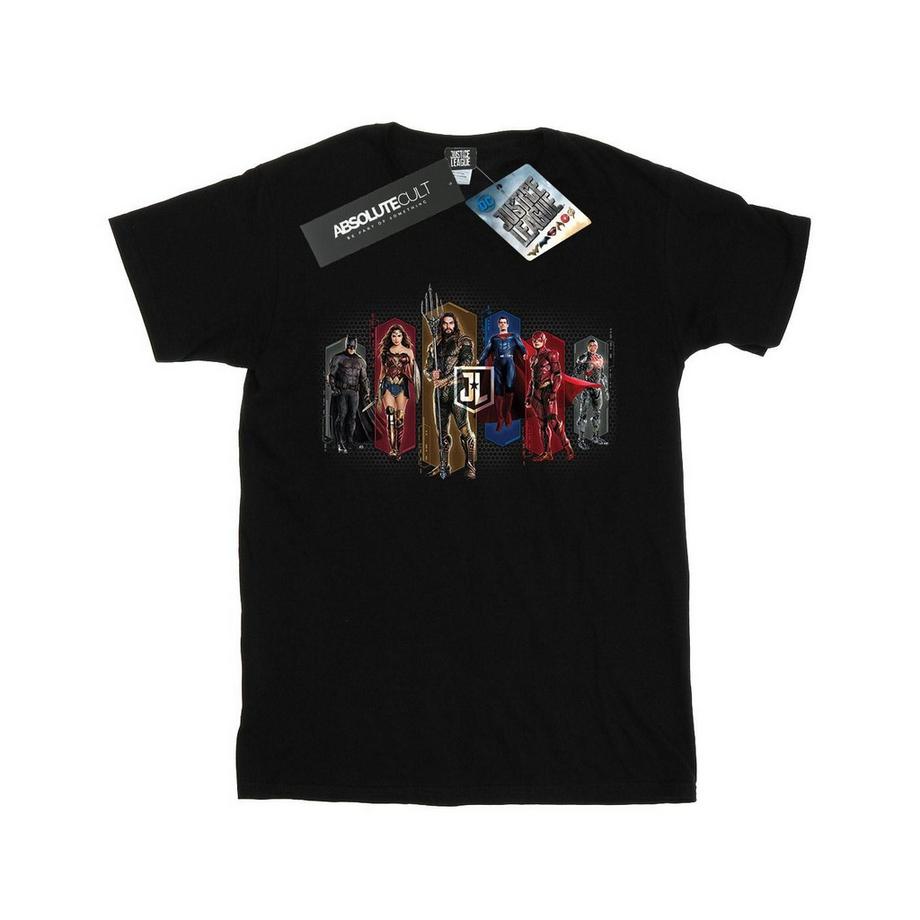 DC COMICS Justice League T-Shirt Stampa Grafica  