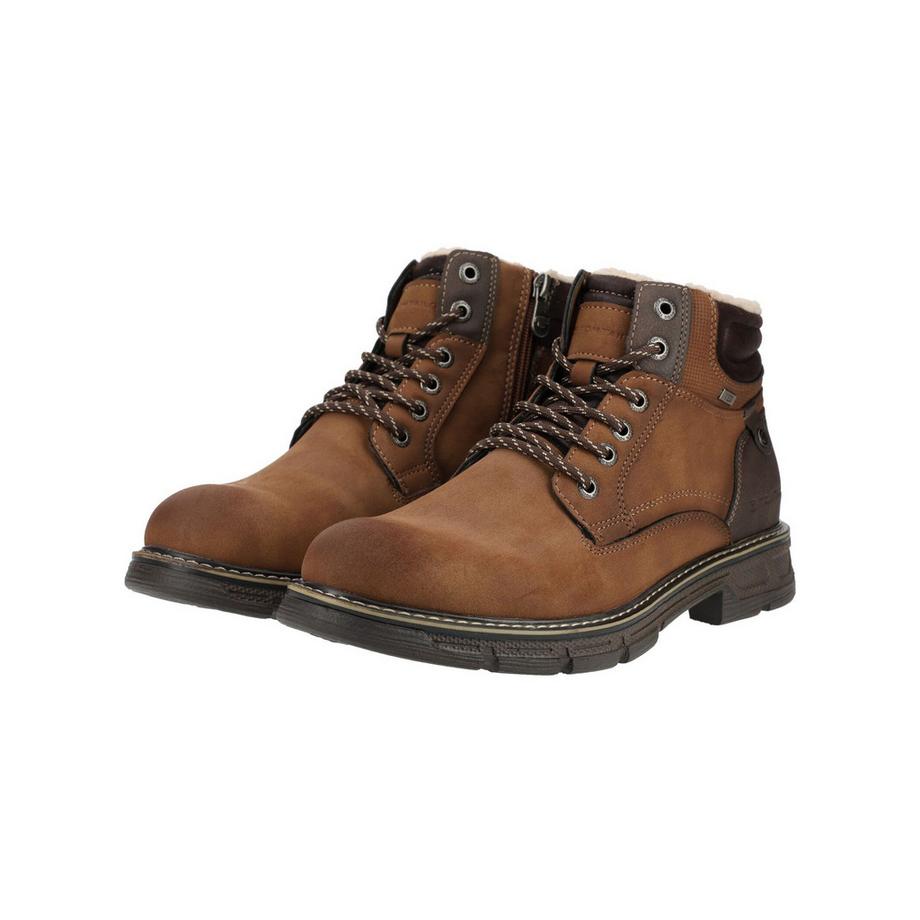 TOM TAILOR Schnürstiefelette mit warmem Futter  