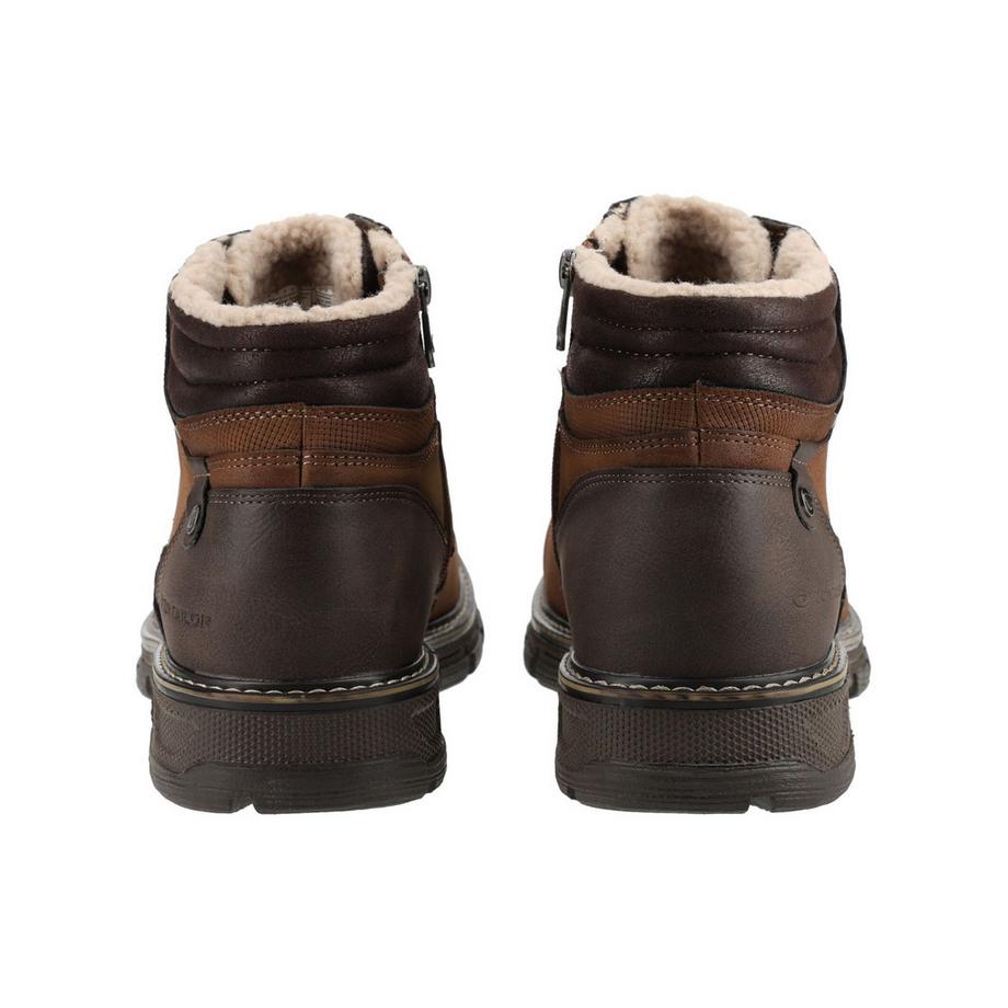 TOM TAILOR Schnürstiefelette mit warmem Futter  