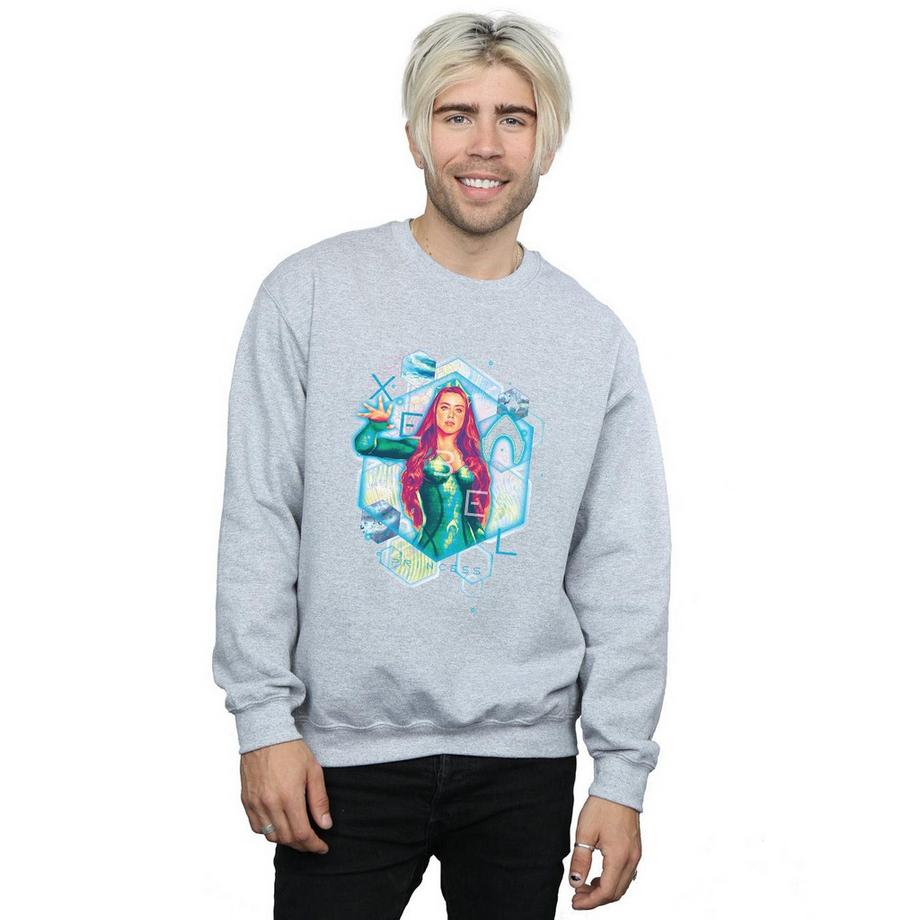 DC COMICS Aquaman Mera Hexagon Sweatshirt  