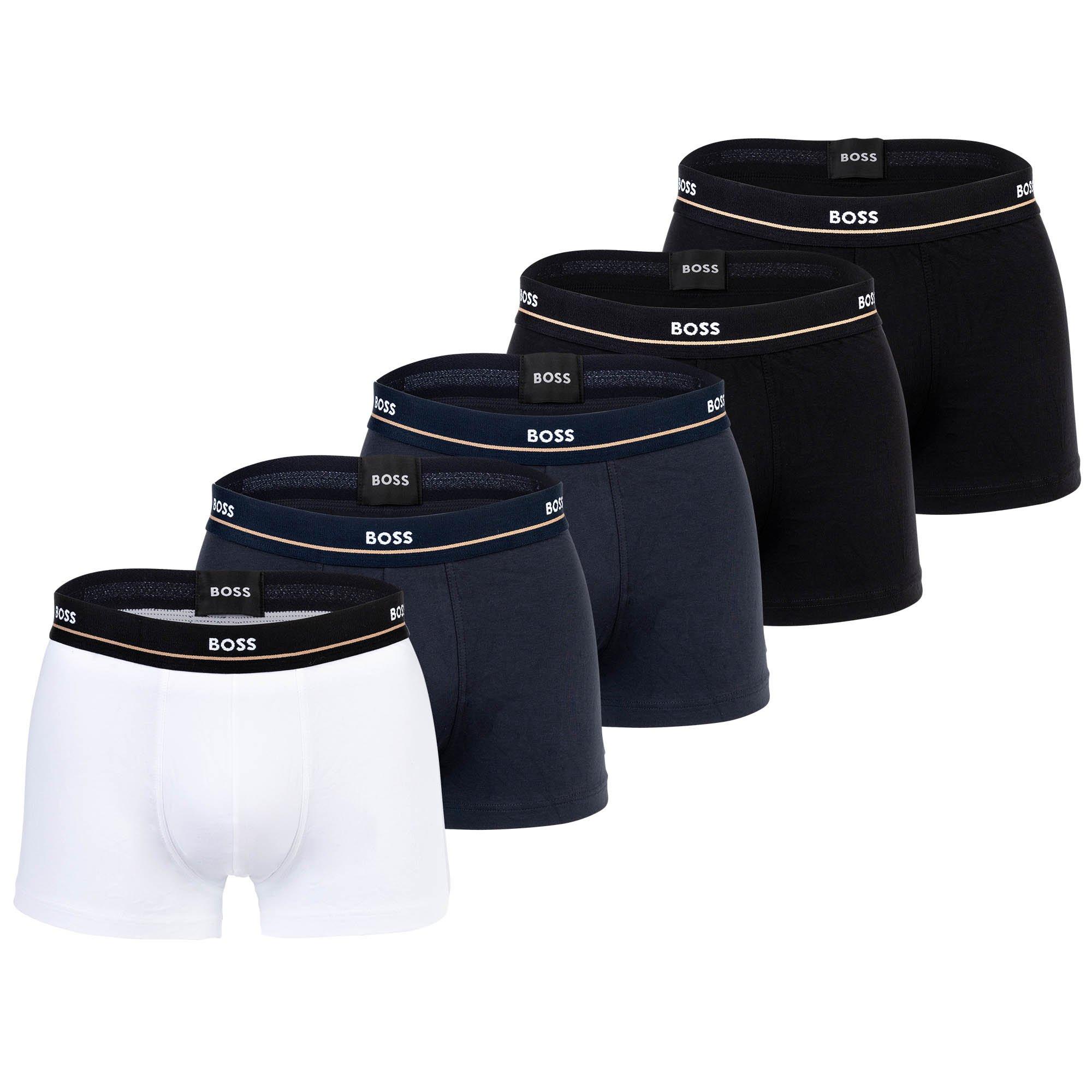 BOSS Trunk 5P Essential Boxer Shorts Confezione da 5  