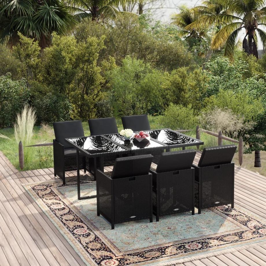 VidaXL Garten essgruppe poly-rattan  