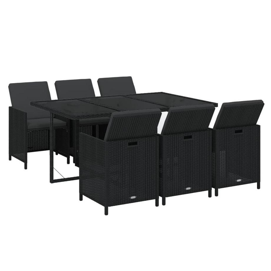 VidaXL Garten essgruppe poly-rattan  