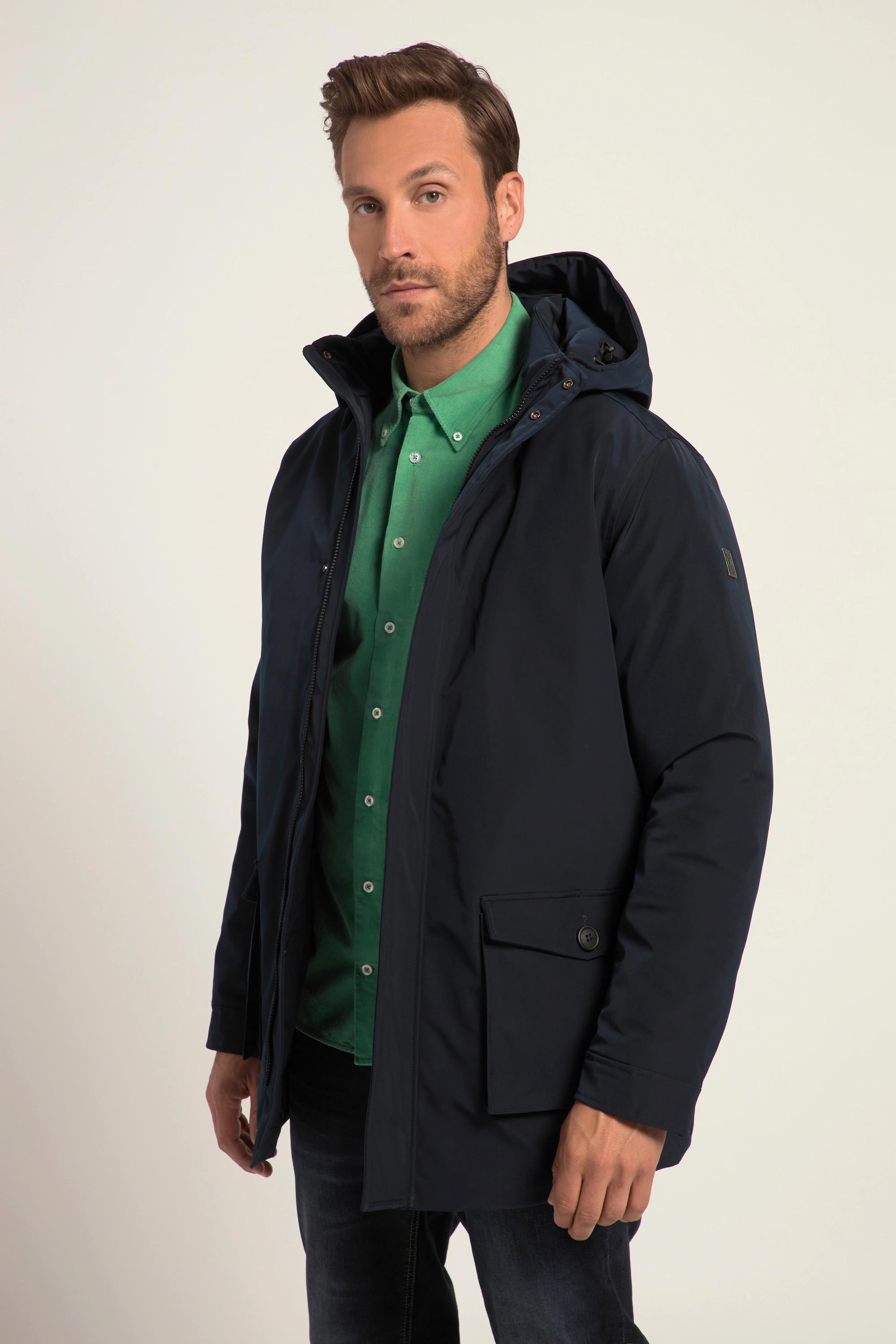 JP1880  Veste Outdoor à capuche, déperlante et coupe-vent - jusqu'au 8 XL 