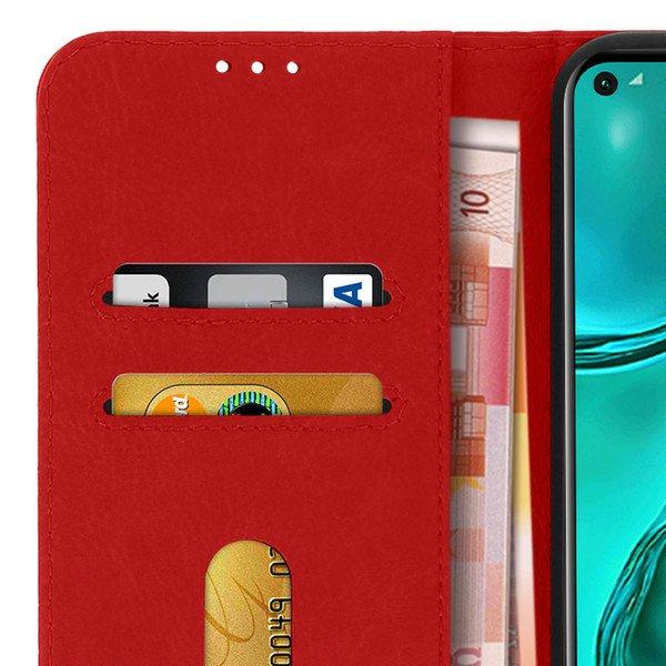 Avizar  Custodia Folio Huawei P40 Lite rosso 