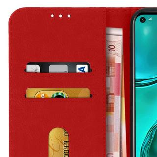 Avizar  Custodia Folio Huawei P40 Lite rosso 