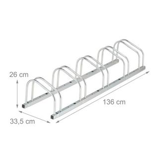 Northix  Fahrradständer für 5 Fahrräder 