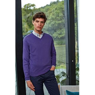 PREMIER Pullover in maglia scollo a V  