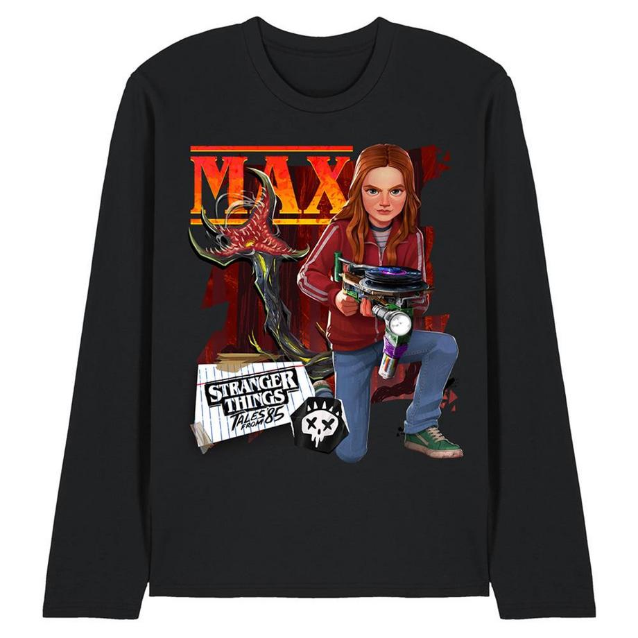 T-ShirtManches Longues Motif Max