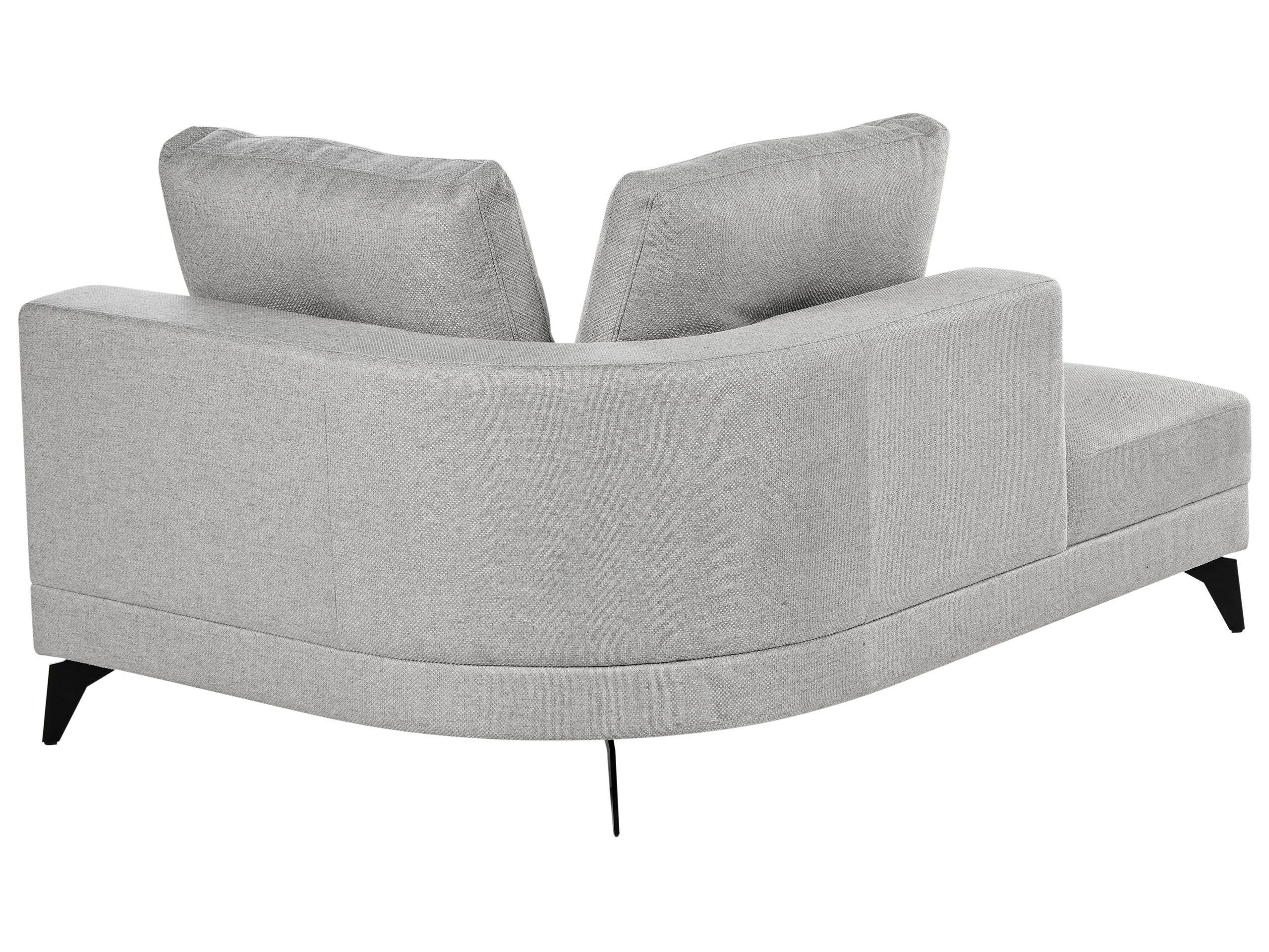 Beliani Chaise longue en Lino sintetico Moderno MARUM  