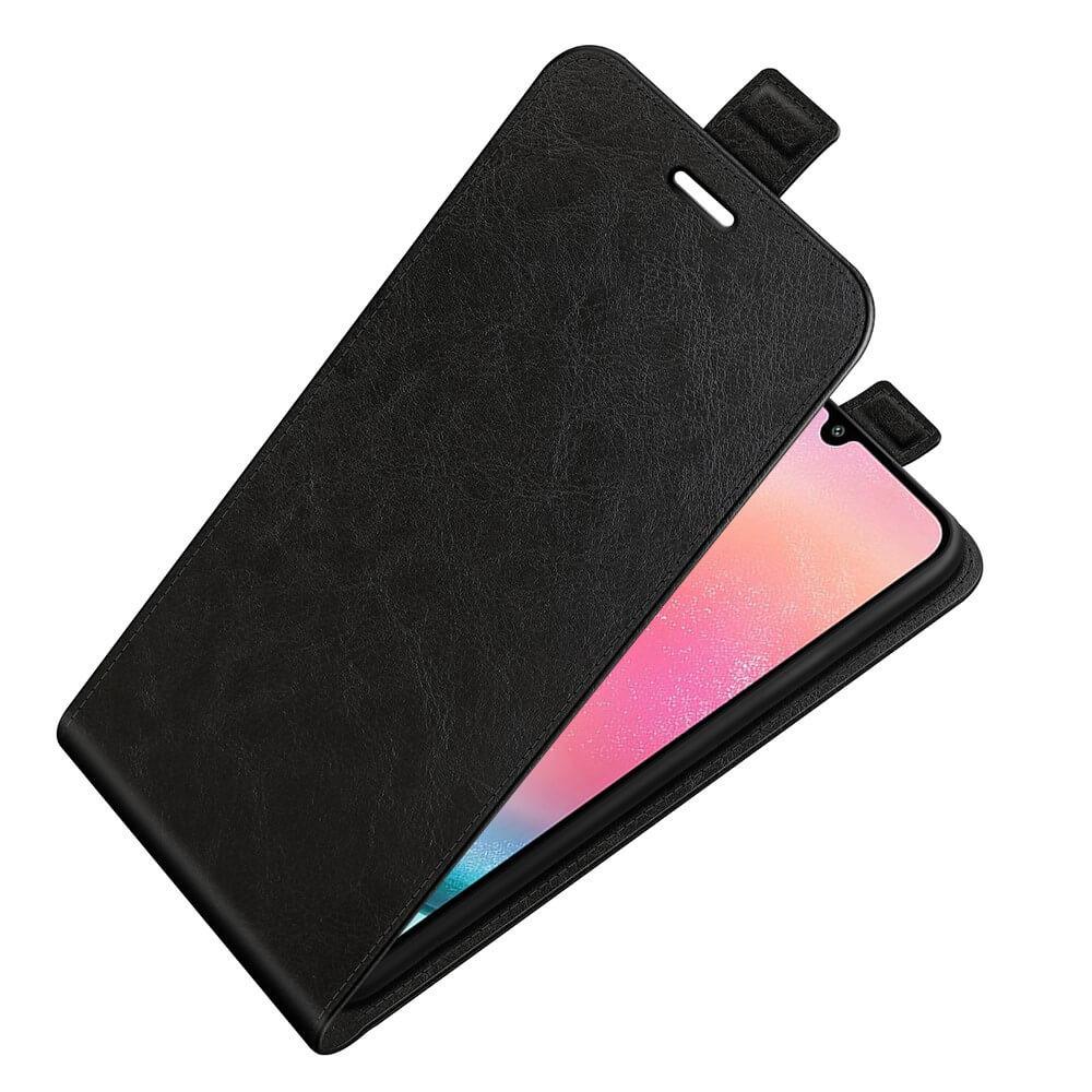 Cover-Discount  Galaxy A25 5G - Classic Flip Case verticale nera 