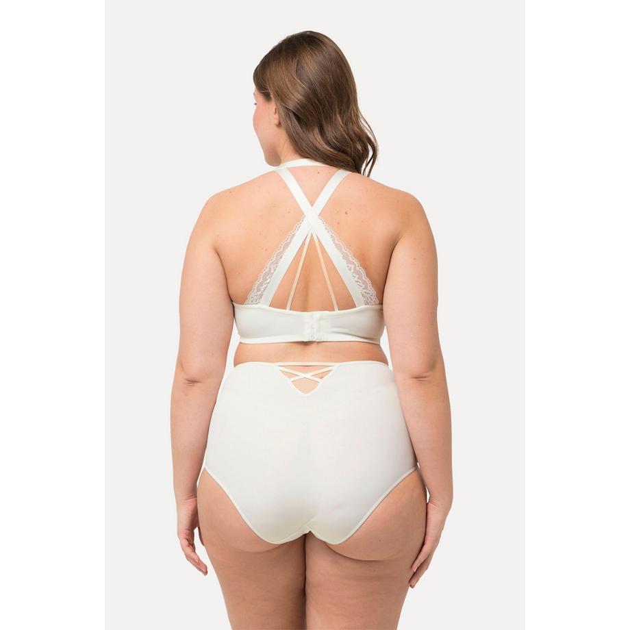 Ulla Popken Soutien-gorge à armatures bonnets souples dentelle avec fermeture avant  