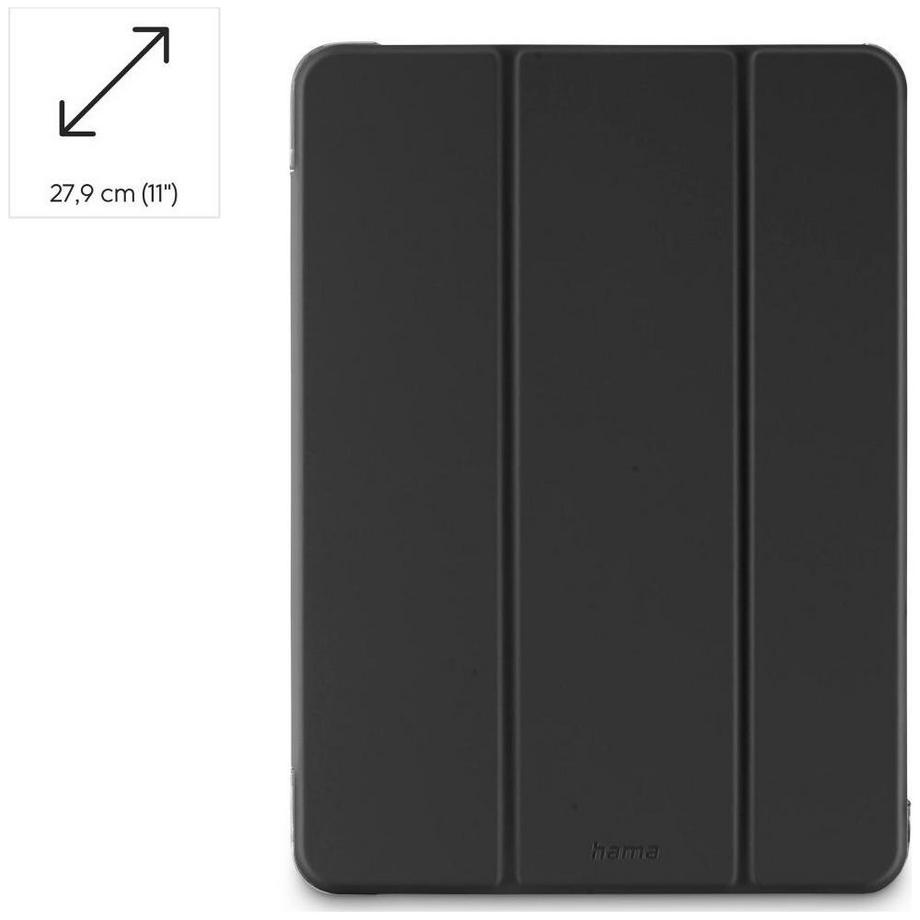 hama  Custodia per tablet HAMA"Fold Clear" iPad Air 11" (2025) Nero/Trasparente 