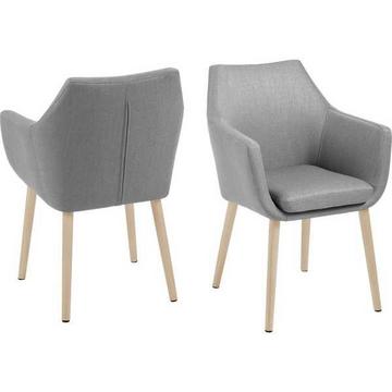 Fauteuil Bahamas Corse gris clair blanc