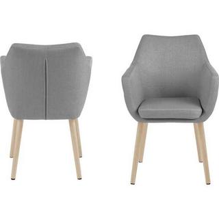 mutoni Fauteuil Bahamas Corse gris clair blanc  