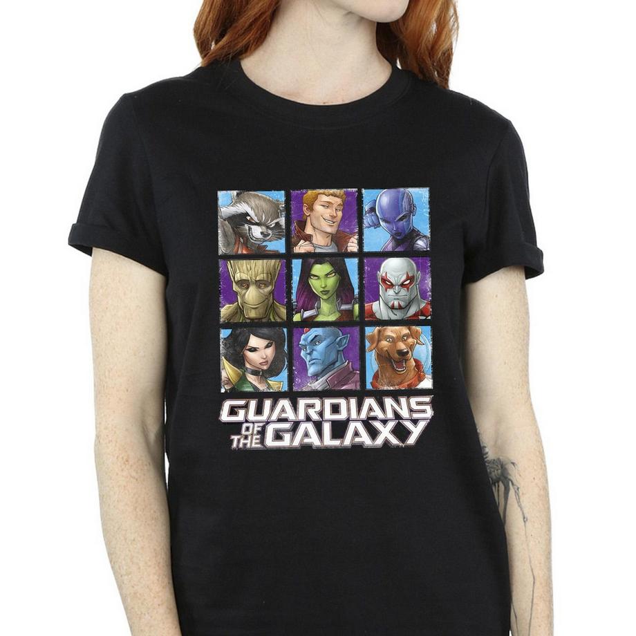 Guardians Of The Galaxy Guardians of the Galaxy Character Grid T-Shirt  